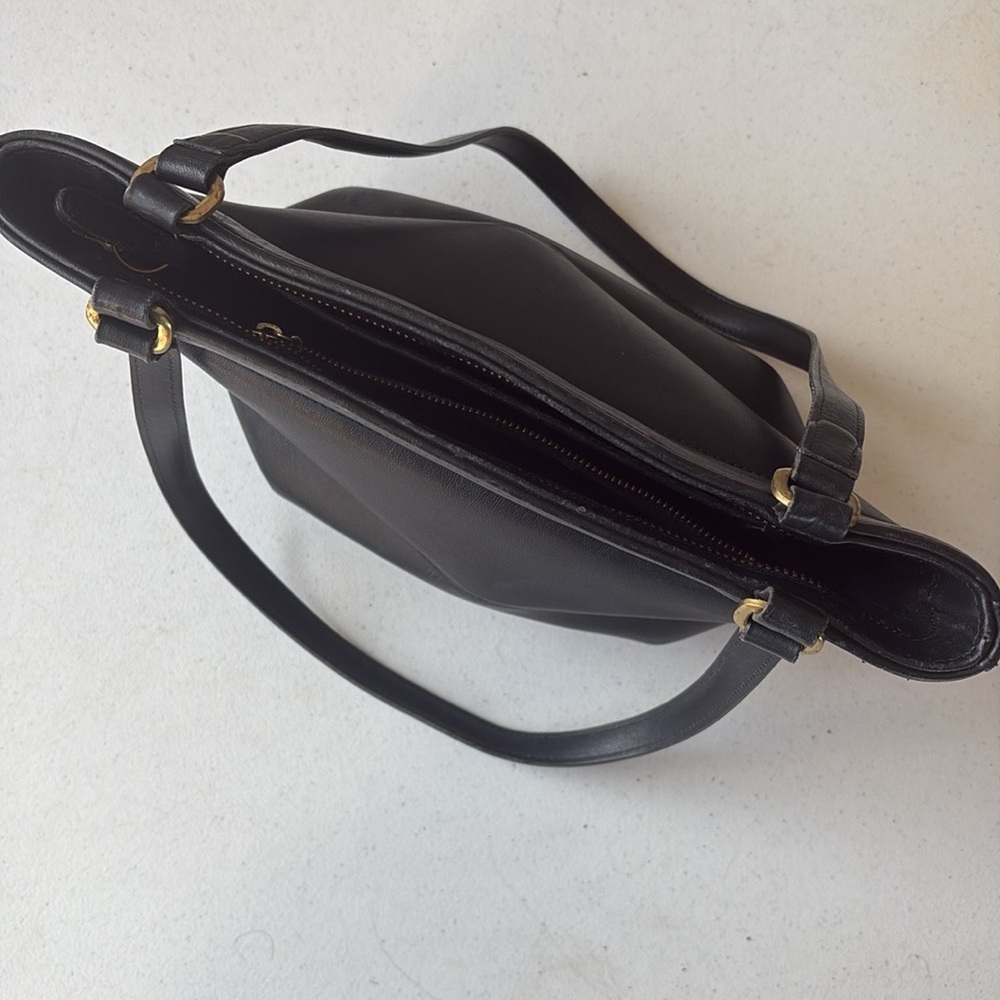 1998 Vintage COACH Tribeca Black No. 9098  Purse - Picture 5 of 16